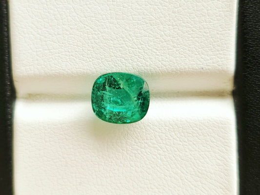 2.59Carats Natural Zambian Emerald Cushion Shape