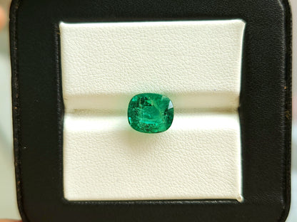 2.59Carats Natural Zambian Emerald Cushion Shape