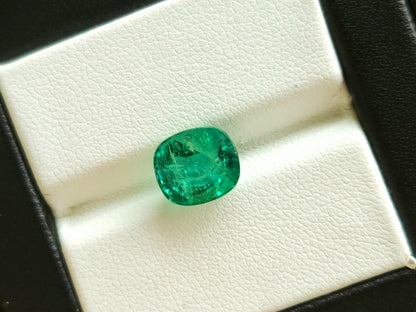 2.59Carats Natural Zambian Emerald Cushion Shape