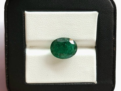 5.37 Carats Natural Zambian Emerald Oval Shape