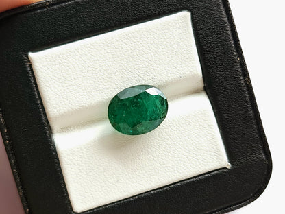 5.37 Carats Natural Zambian Emerald Oval Shape