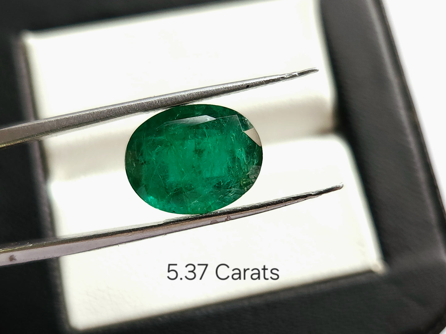 5.37 Carats Natural Zambian Emerald Oval Shape
