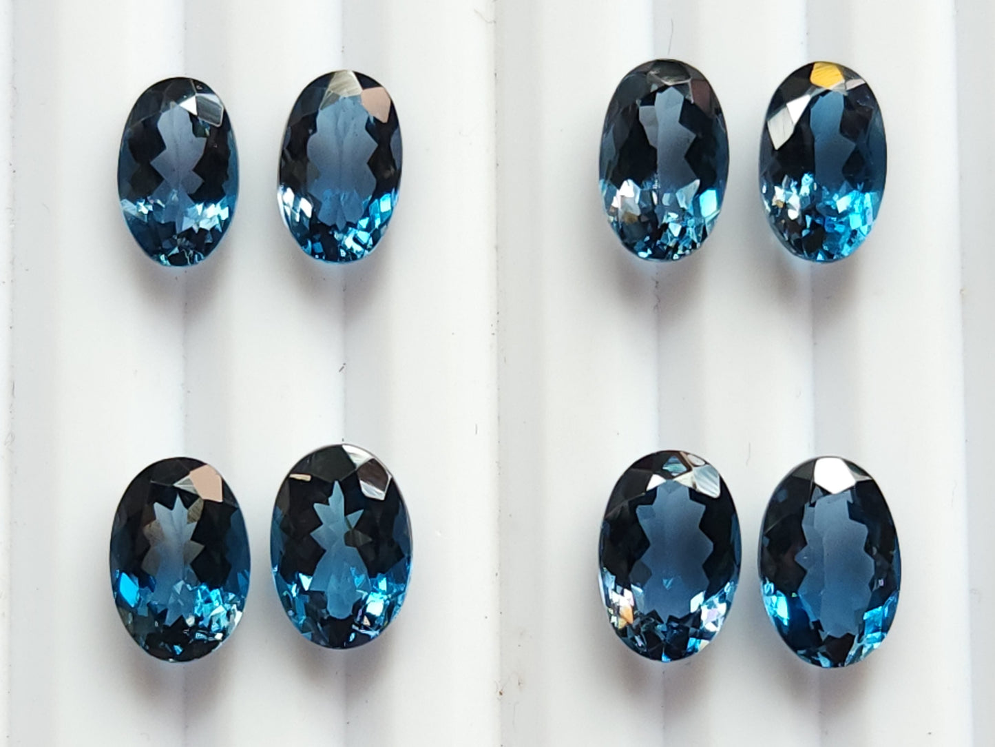 Exclusive! AAA London Blue Topaz Oval Shape Pair