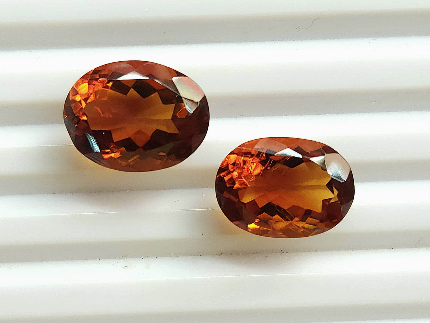 AAA+ Finest Quality Natural Madeira Citrine Loose Faceted Gemstone | Cut Stone