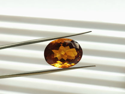 AAA+ Finest Quality Natural Madeira Citrine Loose Faceted Gemstone | Cut Stone