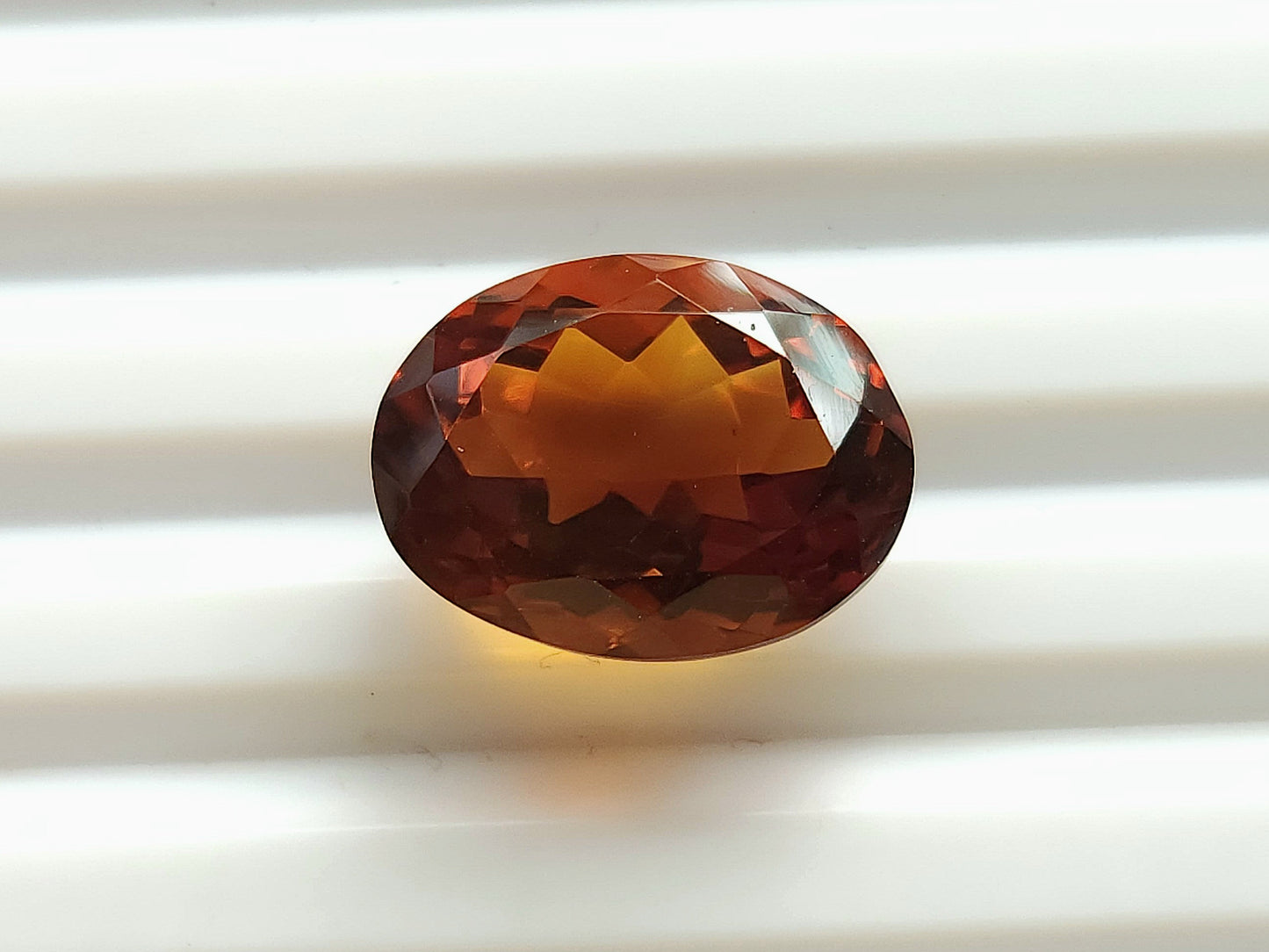 AAA+ Finest Quality Natural Madeira Citrine Loose Faceted Gemstone | Cut Stone