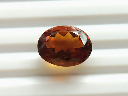AAA+ Finest Quality Natural Madeira Citrine Loose Faceted Gemstone | Cut Stone