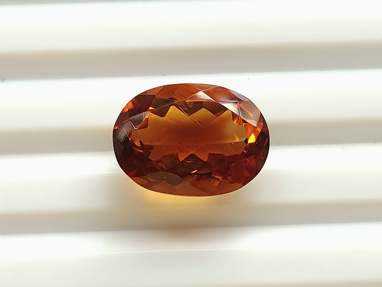 AAA+ Finest Quality Natural Madeira Citrine Loose Faceted Gemstone | Cut Stone