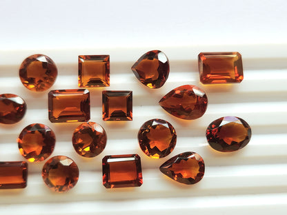 AAA+ Finest Quality Natural Madeira Citrine Loose Faceted Gemstone | Cut Stone