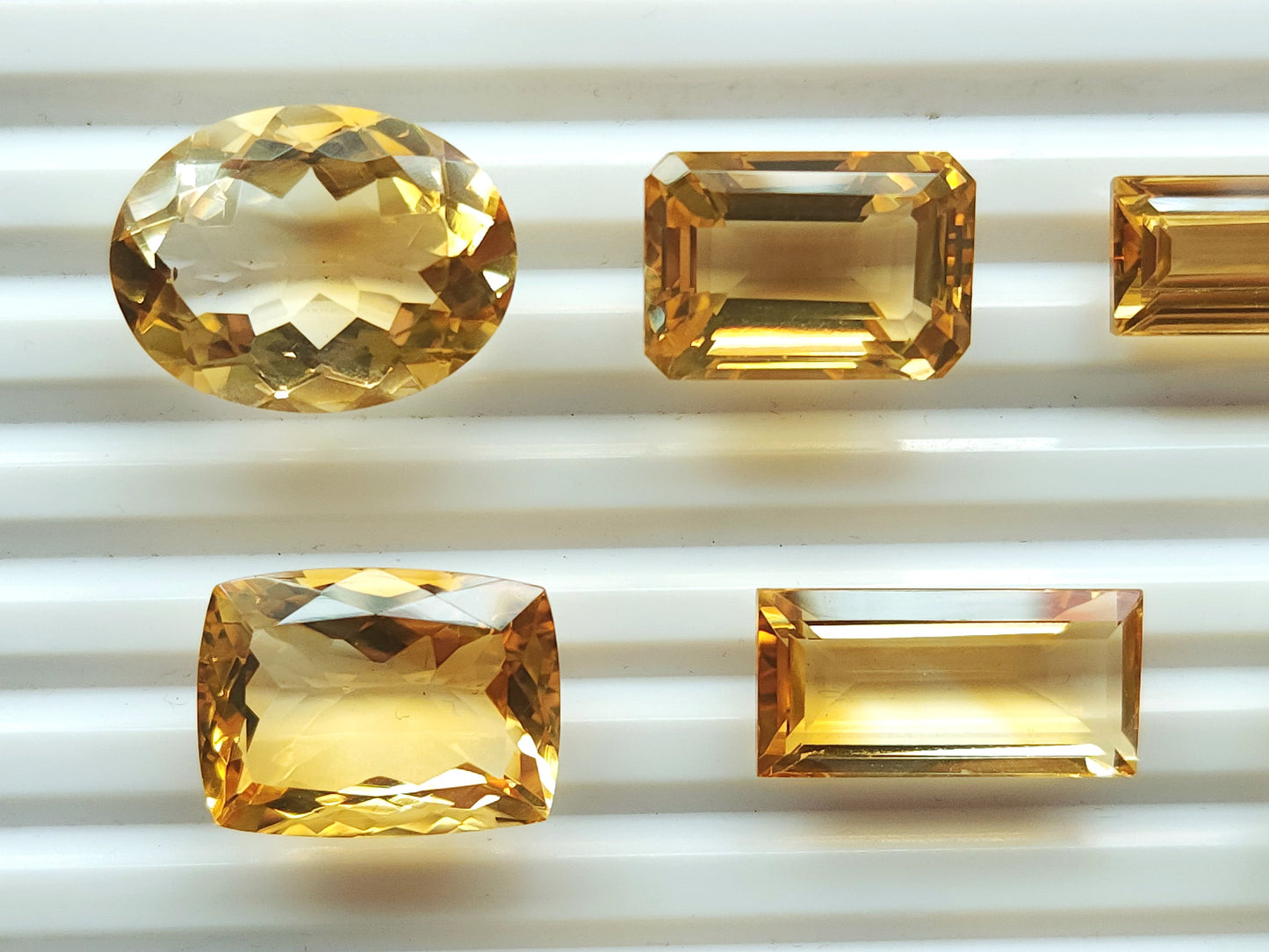 Natural Citrine Loose Cut stone Lot (Big Size)