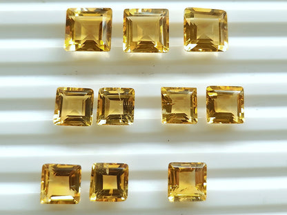 Natural Citrine Loose stone| Cut stone Lot