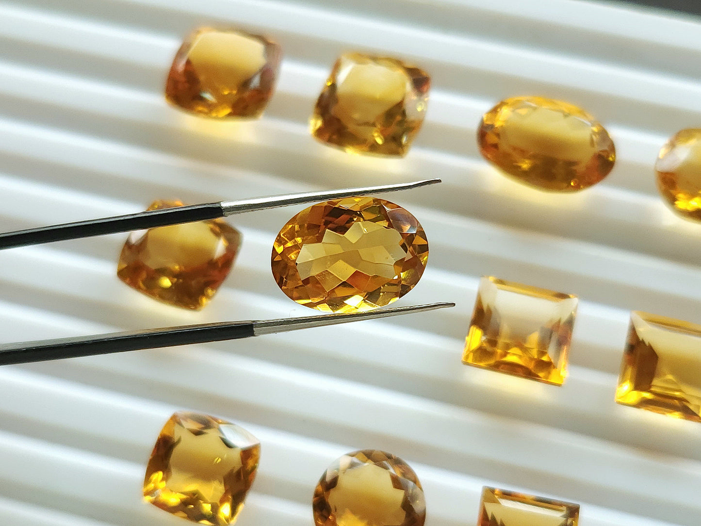 Natural Citrine(Golden)  Loose Cut Stone Gemstone Lot