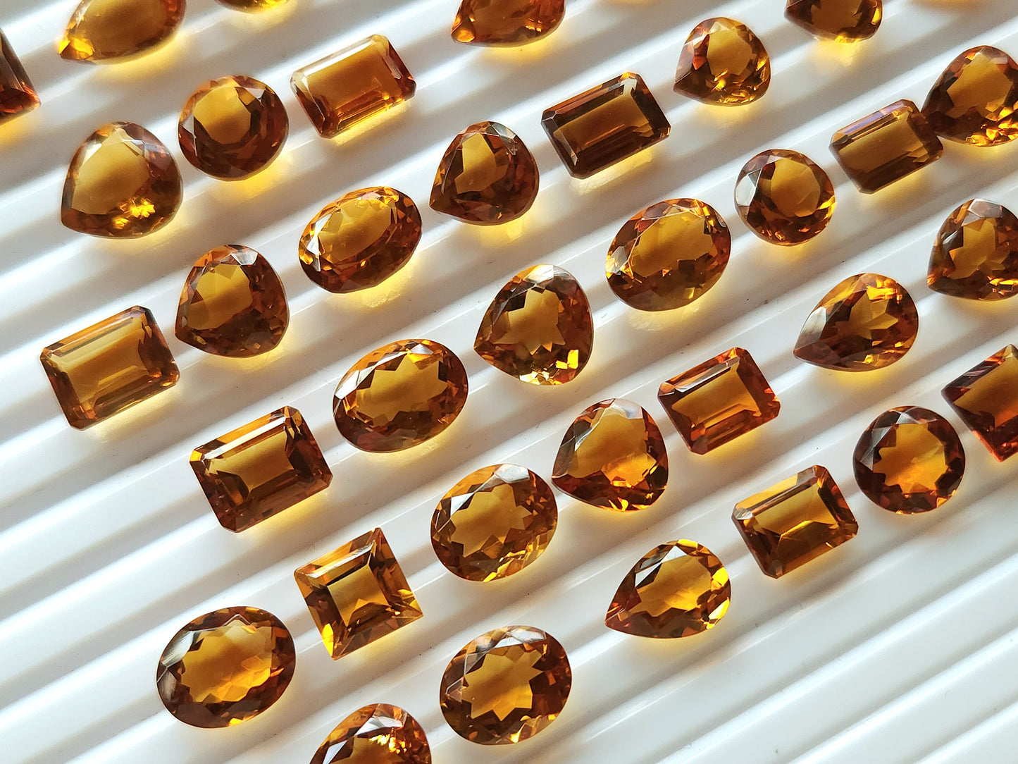 AAA Finest Quality Natural Citrine (Madeira Shade) Cut stone | Loose Gemstone