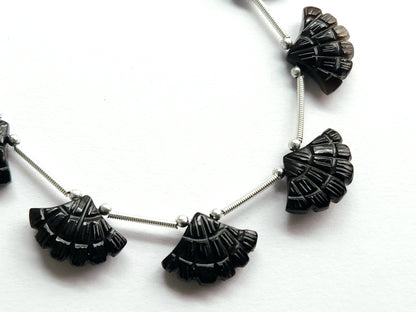 Black Onyx Fancy Carved Beads