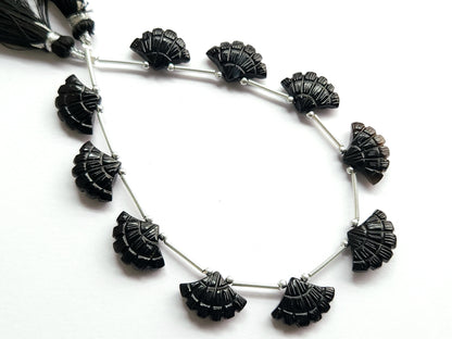 Black Onyx Fancy Carved Beads