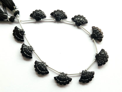 Black Onyx Fancy Carved Beads