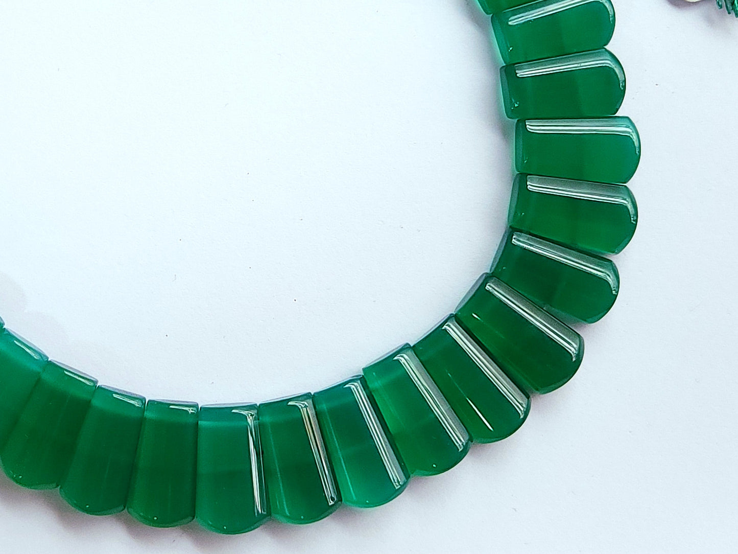 Natural Green Onyx Bib Necklace | Handmade Gemstone Cleopatra Choker