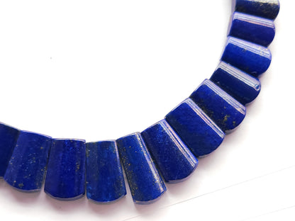 Natural Lapis Lazuli Bib Necklace | Handmade Gemstone Cleopatra Choker