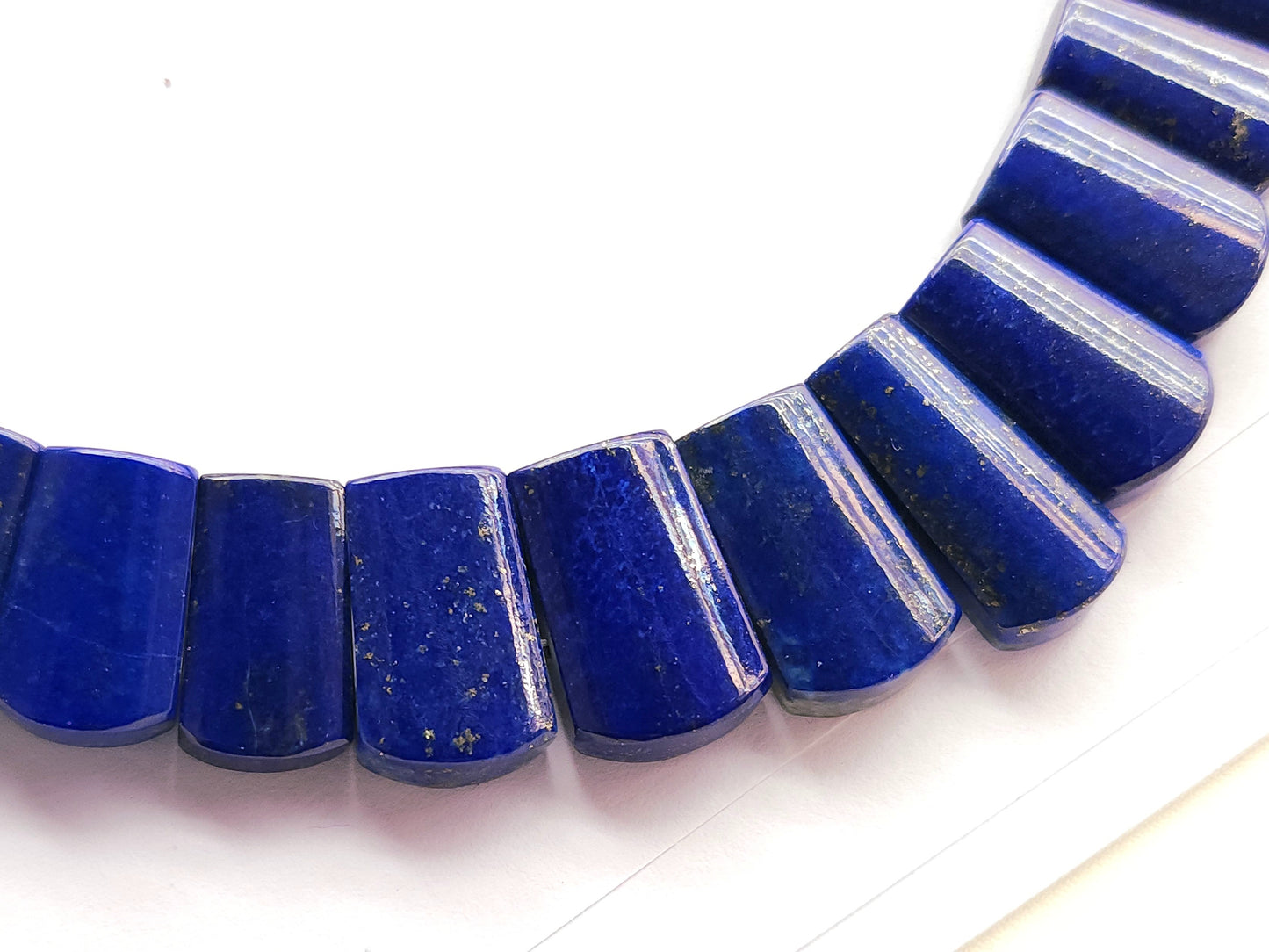 Natural Lapis Lazuli Bib Necklace | Handmade Gemstone Cleopatra Choker