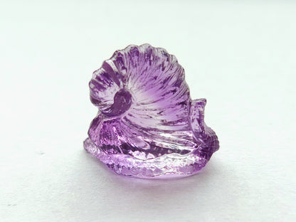 Natural Amethyst Carved Animal Figurine - Snail
