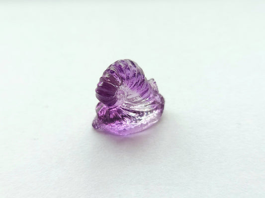 Natural Amethyst Carved Animal Figurine - Snail