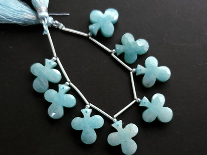 Natural Amazonite Faceted Clubs Beads | Amazonite Rose Cut Club Gemstone