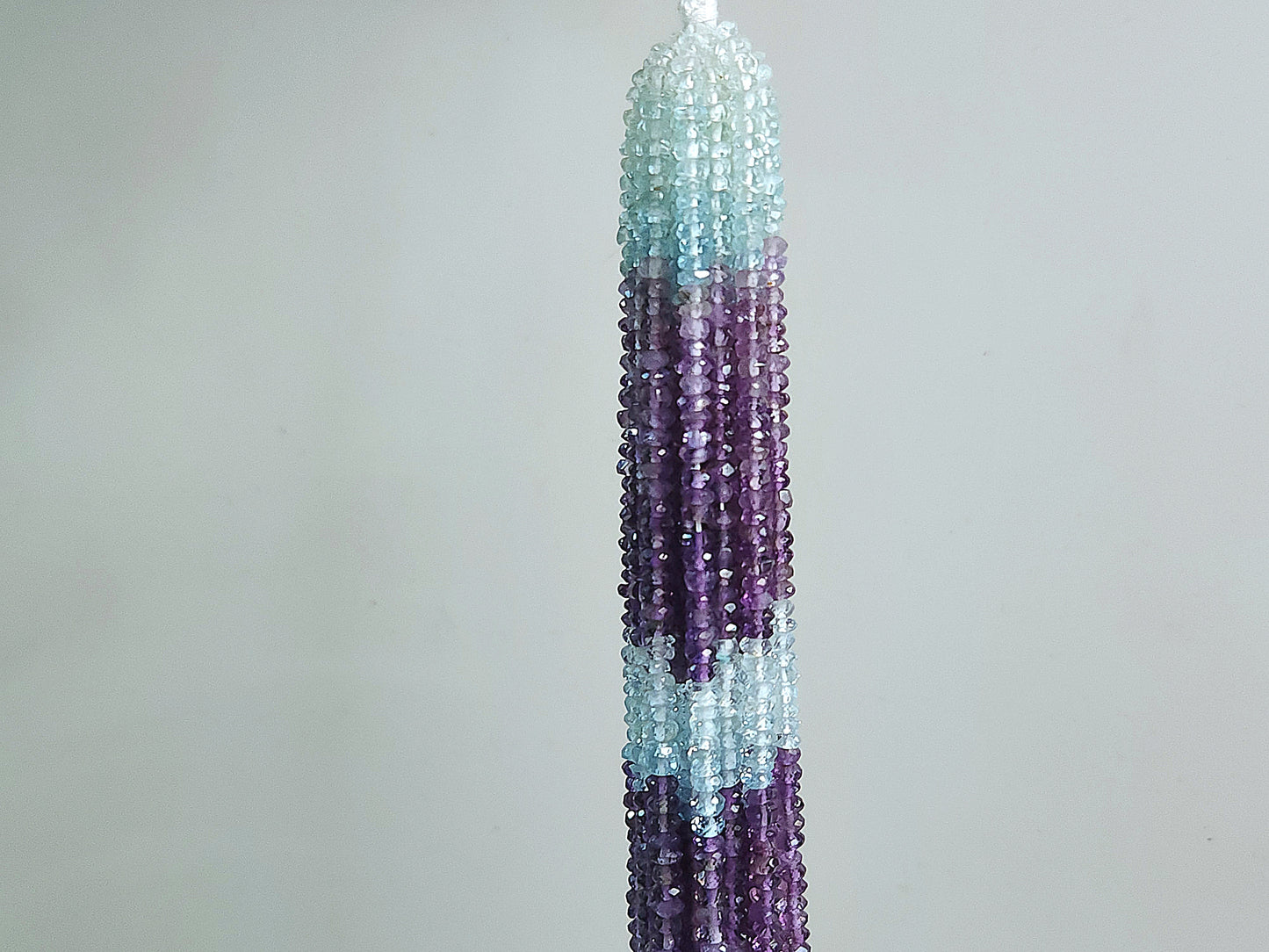 Natural Mix Semi Precious Faceted Rondelle Beads | Multi Gemstone Rondelle Beads