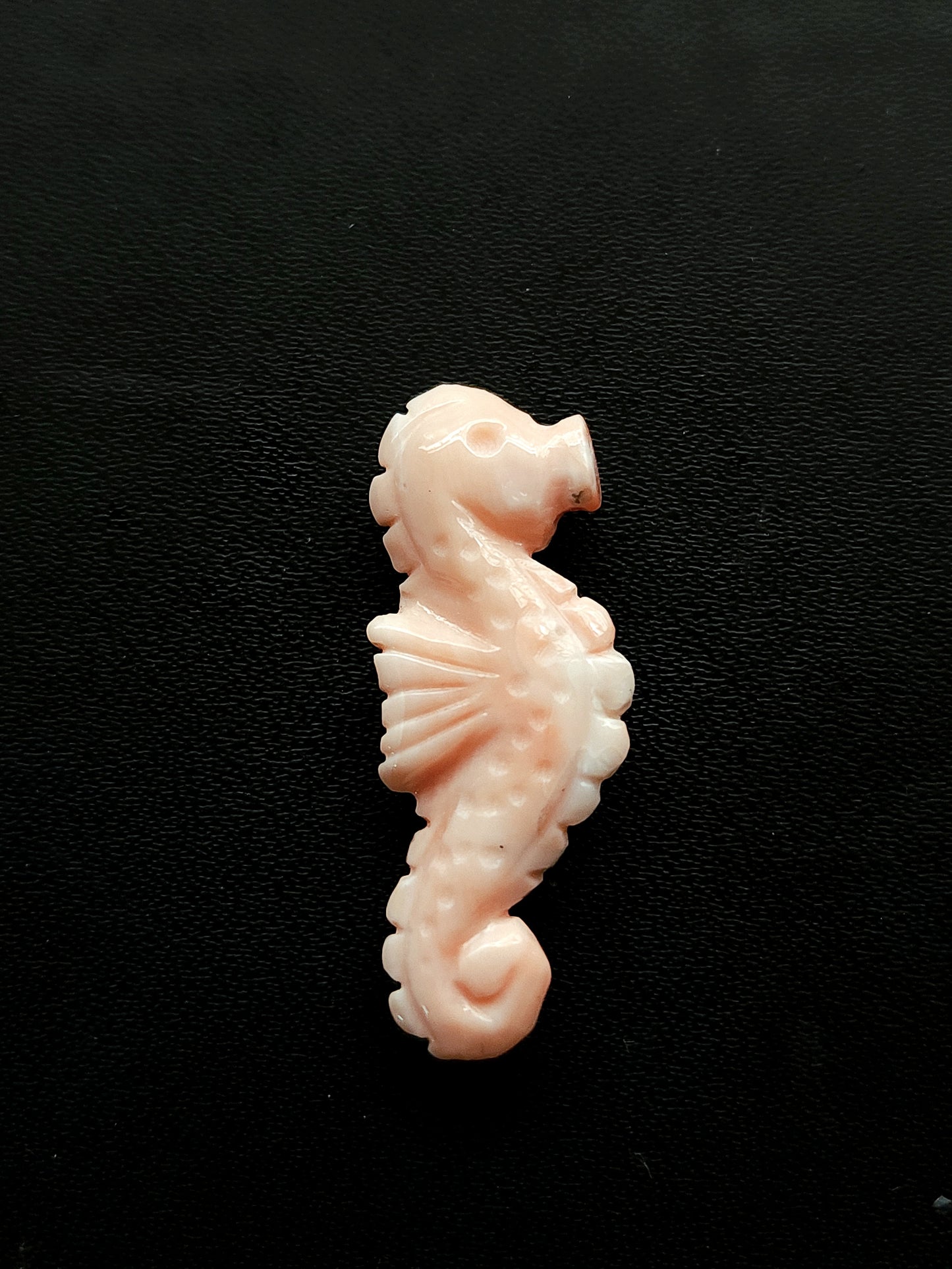Genuine Coral Sea Horse Carvings | Natural Pink Japanese Coral Gemstone