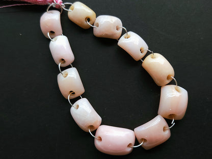 Natural Pink Opal Bridge Shape Beads