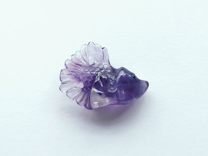 Natural Amethyst Hand-Carved Fishes | Unique Fish Carvings Design
