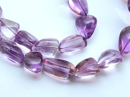 Natural Amethyst Smooth Tumble/Nuggets Shape Beads  Gemstone