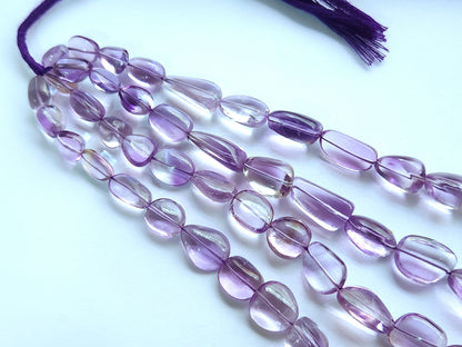 Natural Amethyst Smooth Tumble/Nuggets Shape Beads  Gemstone