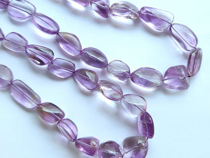 Natural Amethyst Smooth Tumble/Nuggets Shape Beads  Gemstone