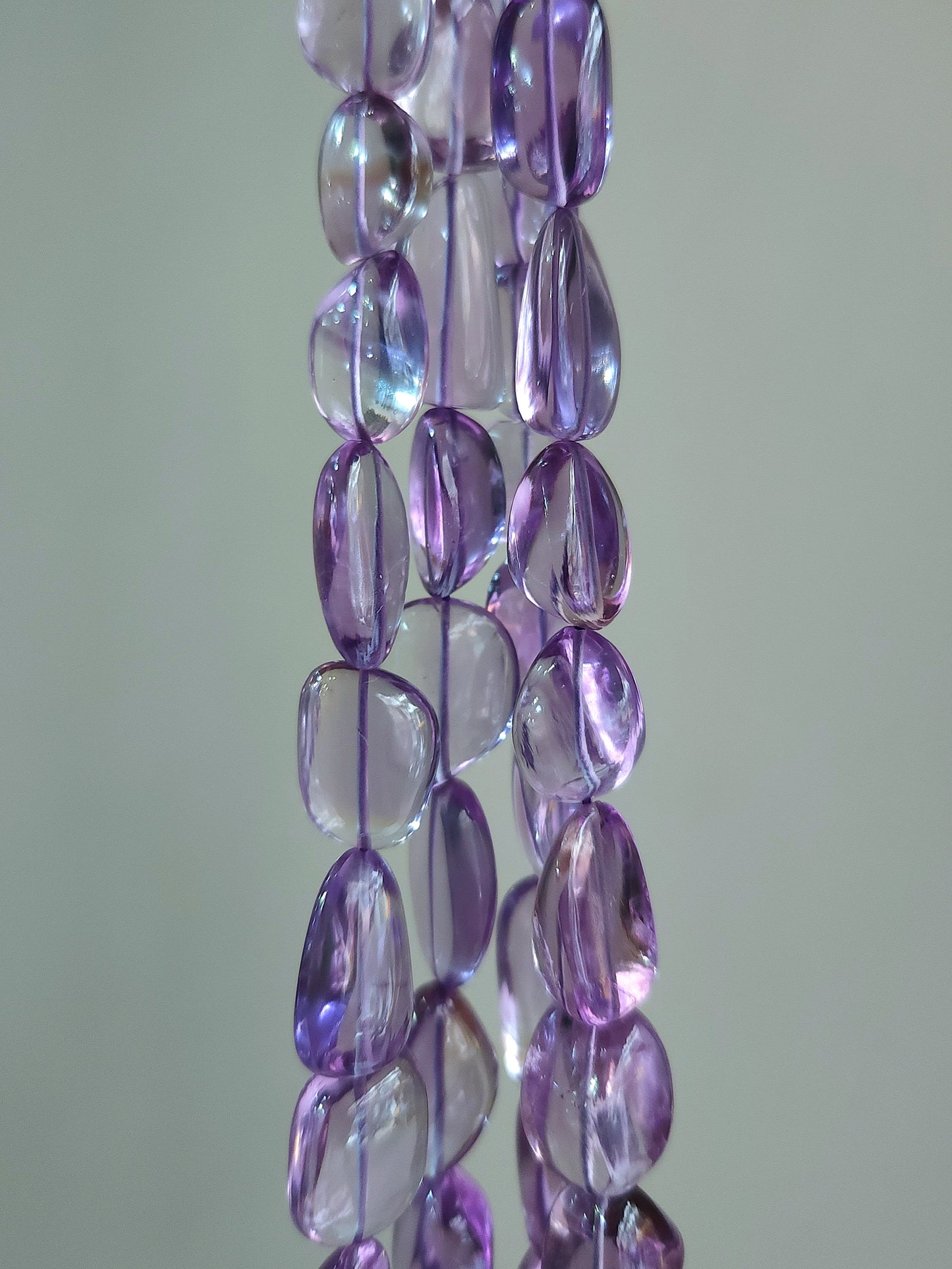 Natural Amethyst Smooth Tumble/Nuggets Shape Beads  Gemstone