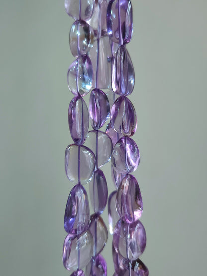 Natural Amethyst Smooth Tumble/Nuggets Shape Beads  Gemstone