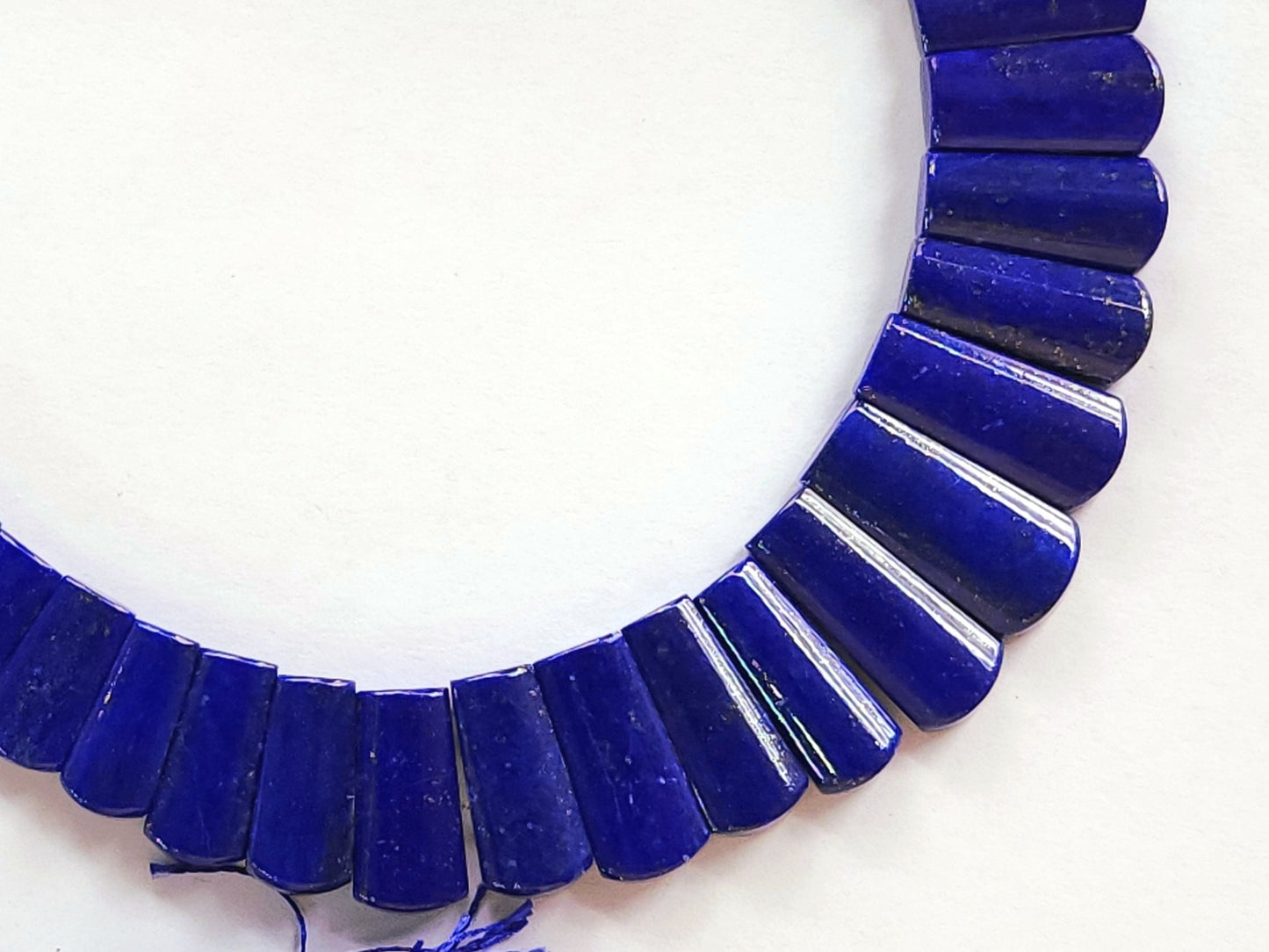 Natural Lapis Lazuli Bib Necklace | Handmade Gemstone Cleopatra Choker