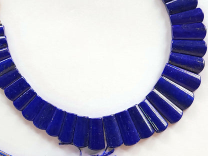 Natural Lapis Lazuli Bib Necklace | Handmade Gemstone Cleopatra Choker