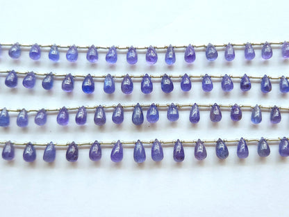 Natural Tanzanite Smooth Drops Beads