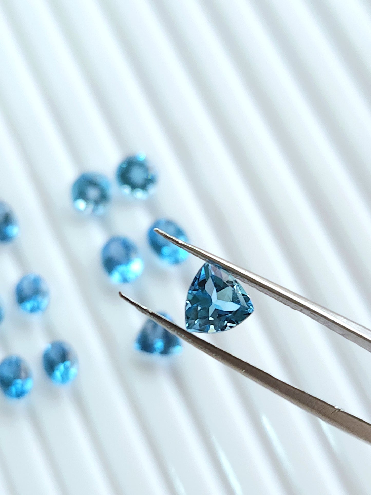 Natural Swiss Blue Topaz Perfect Pairs Gemstones