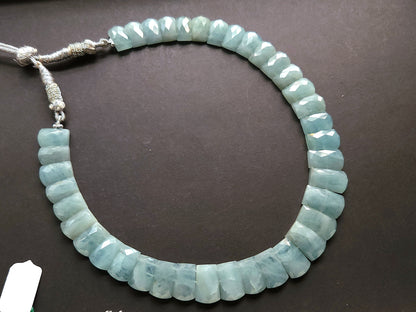 Natural Aquamarine Faceted BIB Necklace