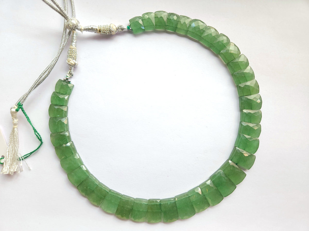 Natural Green Aventurine Gemstone Bib Necklace