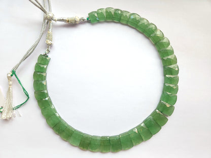 Natural Green Aventurine Gemstone Bib Necklace
