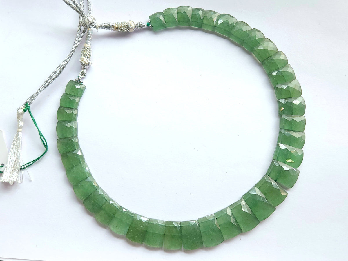 Natural Green Aventurine Gemstone Bib Necklace