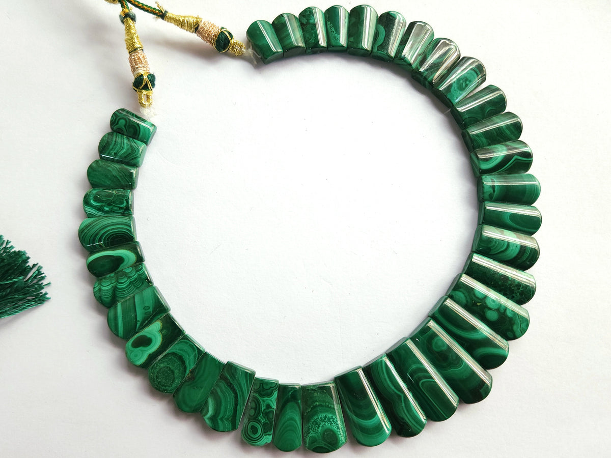 Natural Malachite Gemstone Bib Necklace