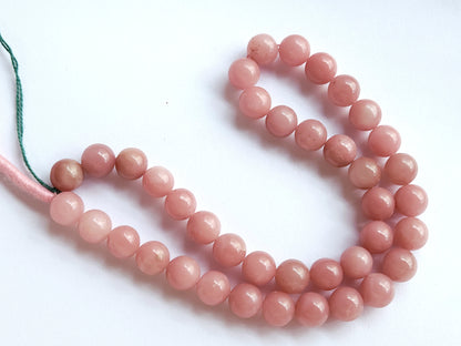 Natural Guava Quartz Smooth Spherical/Ball Shape Beads