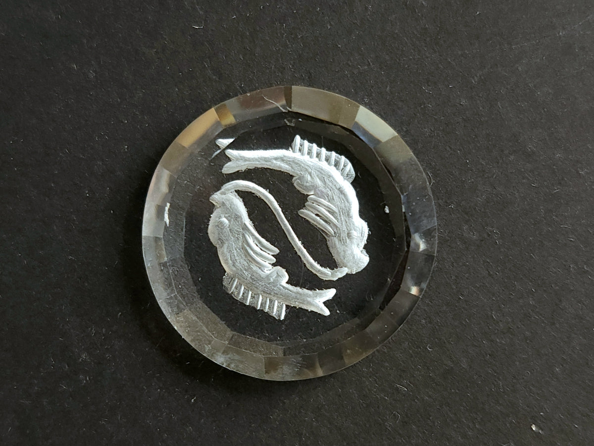 Natural Crystal Quartz Reverse Intaglio
