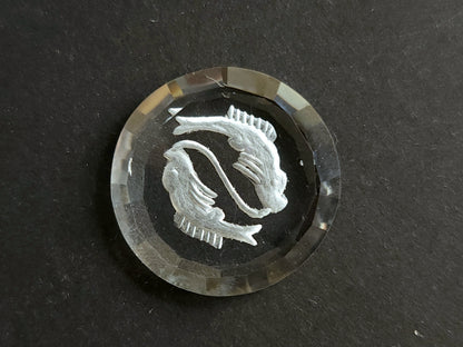 Natural Crystal Quartz Reverse Intaglio