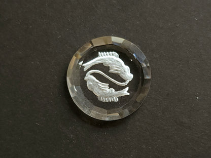 Natural Crystal Quartz Reverse Intaglio