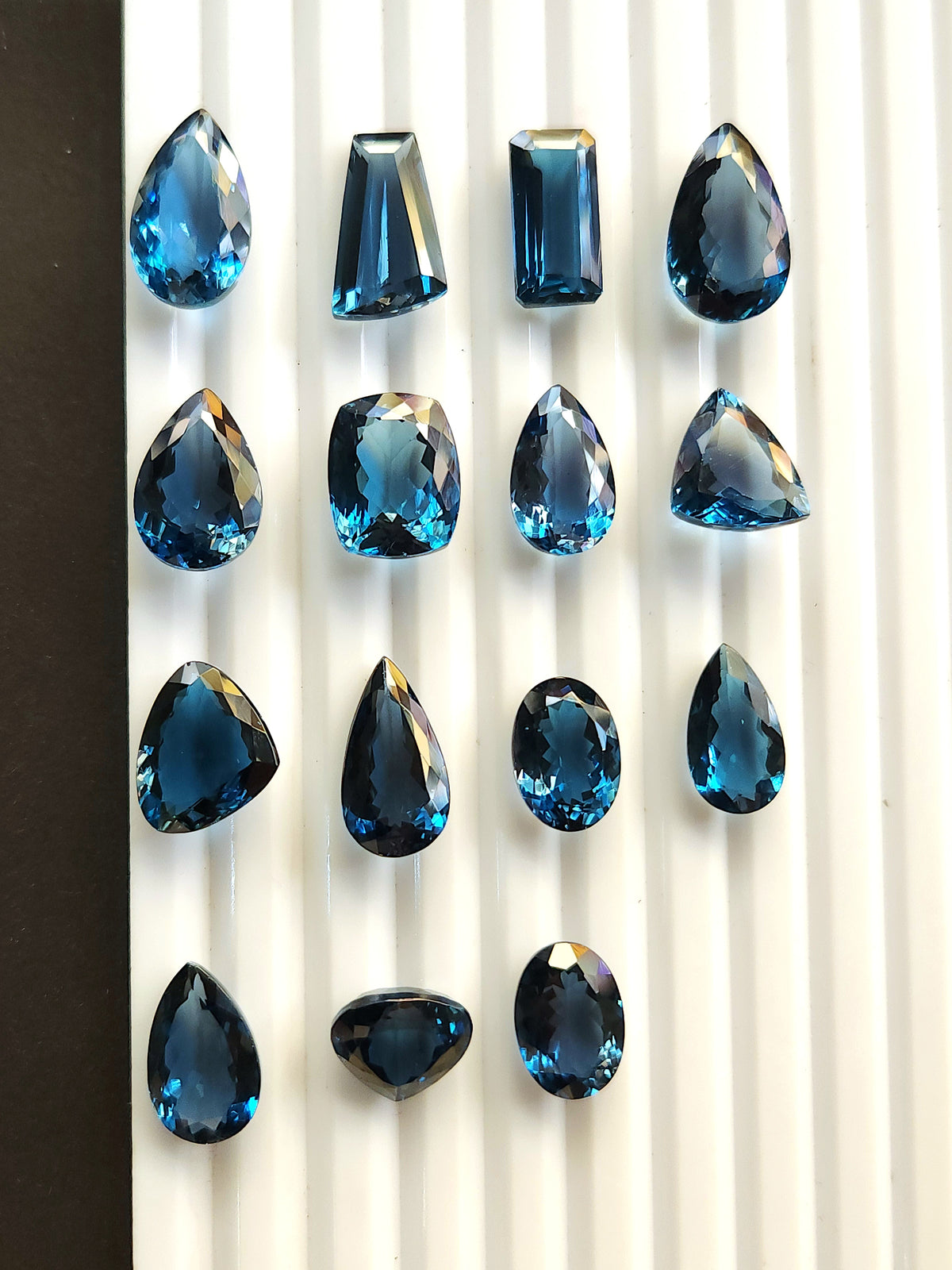 AAA London Blue Topaz Gemstone Loose Pieces