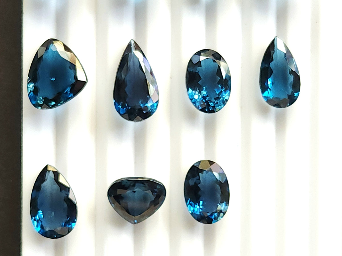 AAA London Blue Topaz Gemstone Loose Pieces